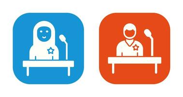 Candidate and Candidate Icon vector