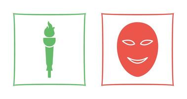 Museum Torch and Ancient Icon vector
