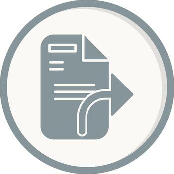Send File Vector Icon