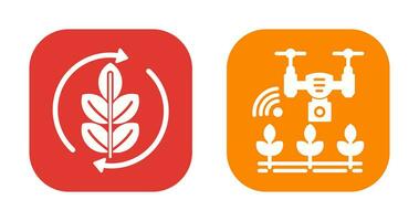 Agronomy and Smart Farm Icon vector