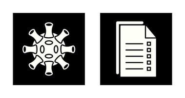 Virus and Data Icon vector