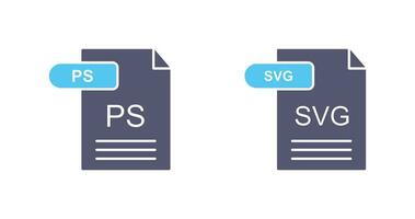 PS and SVG Icon vector