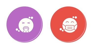 Vomit and Mask Icon vector