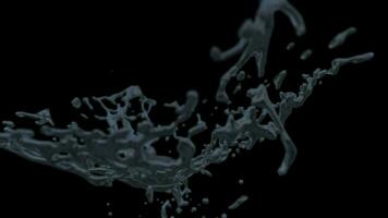 Wasser Flüssigkeit schleppend Bewegung video