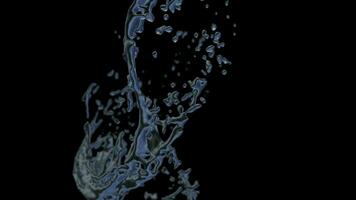 Water liquid slow motion video