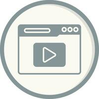 Video Streaming Vector Icon