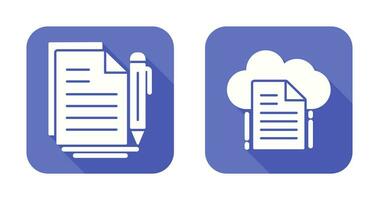 Document and File Icon vector