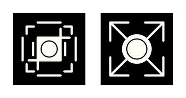 crop and expand Icon vector