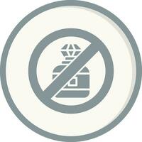 No perfume vector icono