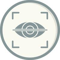 icono de vector de exploración ocular