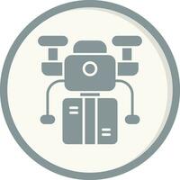 Drone Delivery Vector Icon