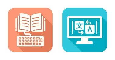 Study and Language Icon vector