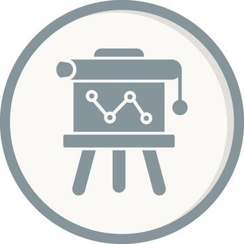 icono de vector de presentación