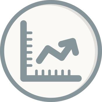 icono de vector de gráfico