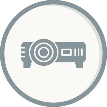 icono de vector de proyector