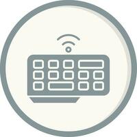 Wireless Keyboard Vector Icon