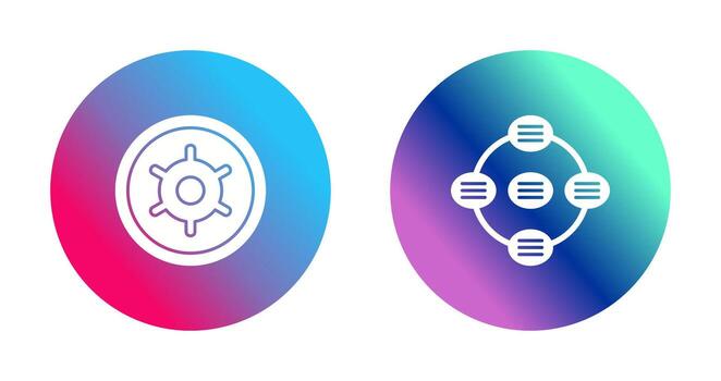 tecnología nico apoyo y estrategia icono vector