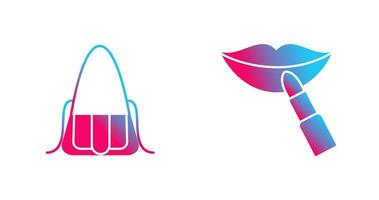 Bag and Beauty Icon vector