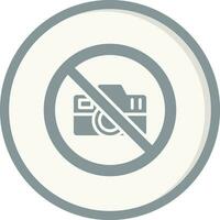 No Camera Vector Icon