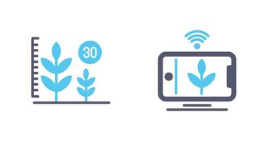 Growth and Device Icon vector