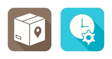 Tracking Services and Time Optimization Icon vector