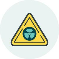 Radioactive Sign Vector Icon