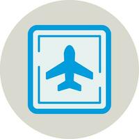 Airport Sign Vector Icon