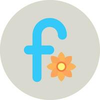 Small F Vector Icon