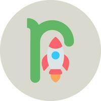 Small R Vector Icon