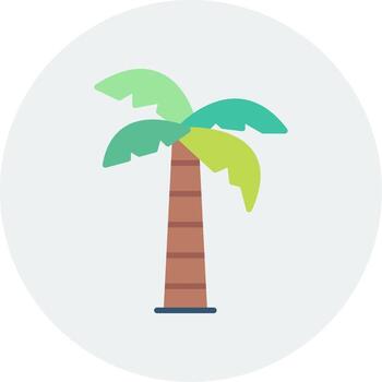 icono de vector de árbol de Palma