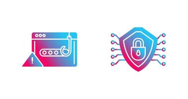 Phishing Password and Security Icon vector