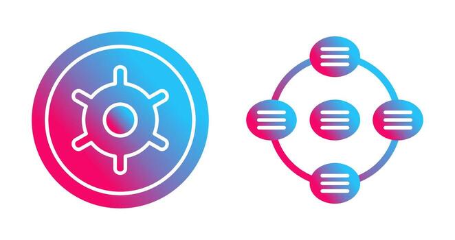 tecnología nico apoyo y estrategia icono vector