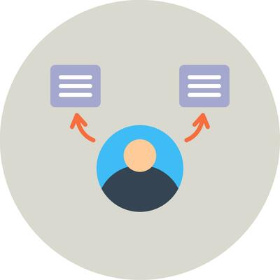 Natural Language Processing Vector Icon
