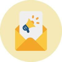 icono de vector de marketing por correo electrónico