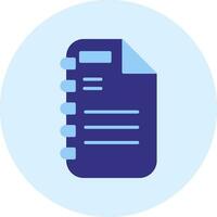 Note Page Vector Icon