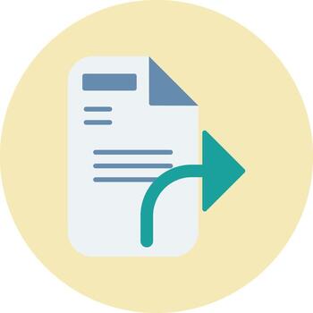 Send File Vector Icon