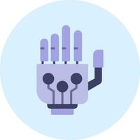 Robotic Hand Vector Icon