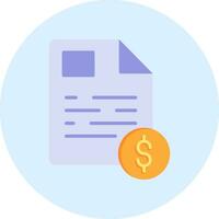 Financial Report Vector Icon