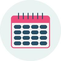 icono de vector de calendario