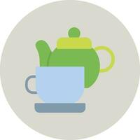 Tea Set Vector Icon