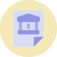 Bank Statement Vector Icon