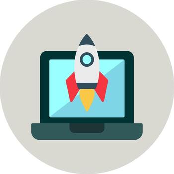 icono de vector de laptop