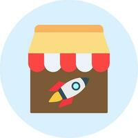 icono de vector de tienda