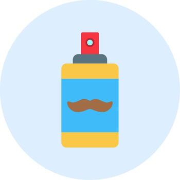 Beard Oil Vector Icon