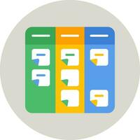 Kanban Vector Icon