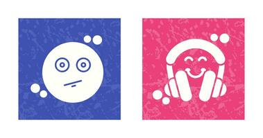 Neutral and Headphones Icon vector