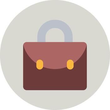 icono de vector de maletín