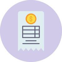 Bill Vector Icon