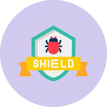 icono de vector de escudo