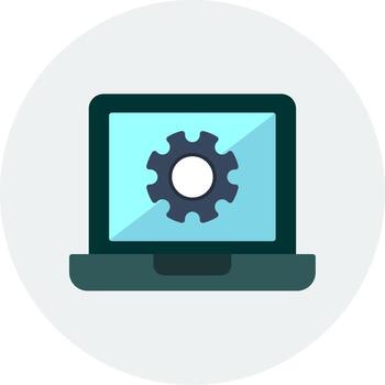 icono de vector de laptop